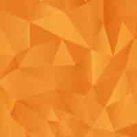 Kostenloser Vektor polygon-orange hintergrund