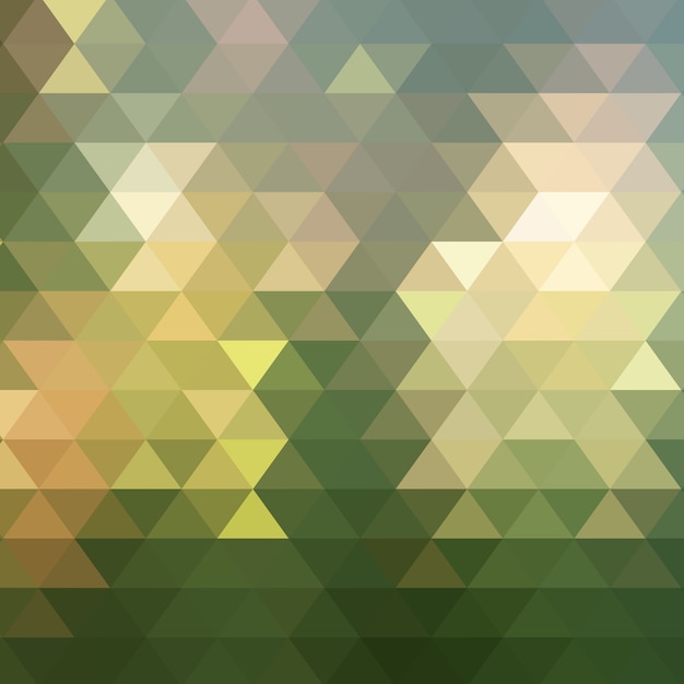 Polygonal hintergrund mit ockertönen