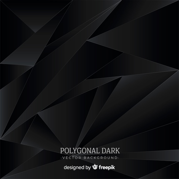 Polygonaler dunkler Hintergrund