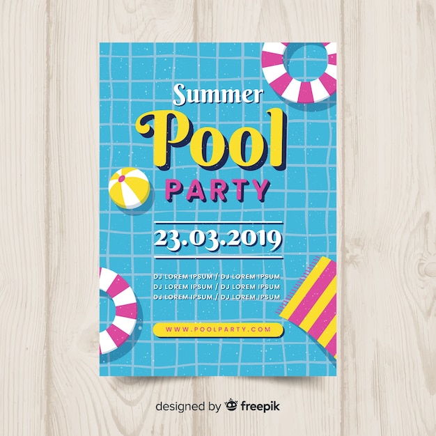 Pool-sommerfest-plakat