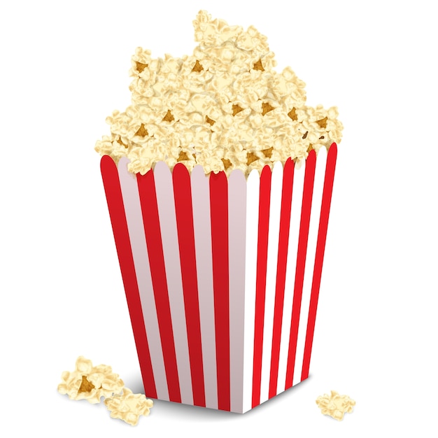 Kostenloser Vektor popcorn-box-design