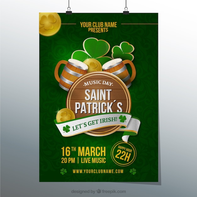 Poster für st. patricks day