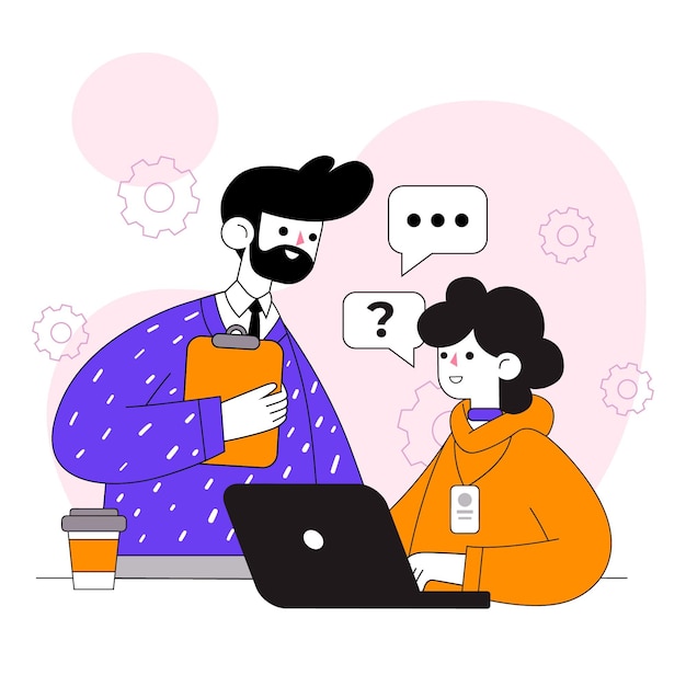 Praktikumsjob Illustration