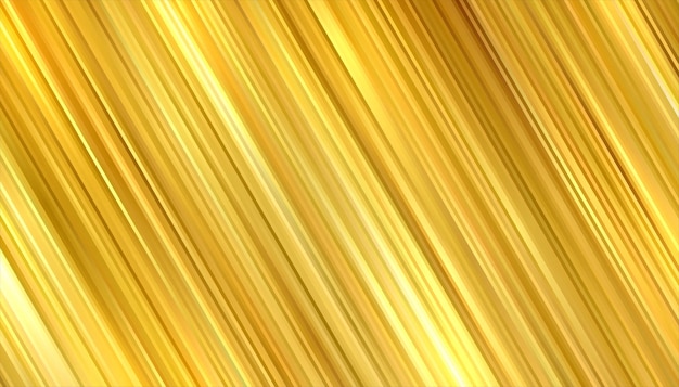Premium goldener Hintergrund mit Bewegungslinienentwurf