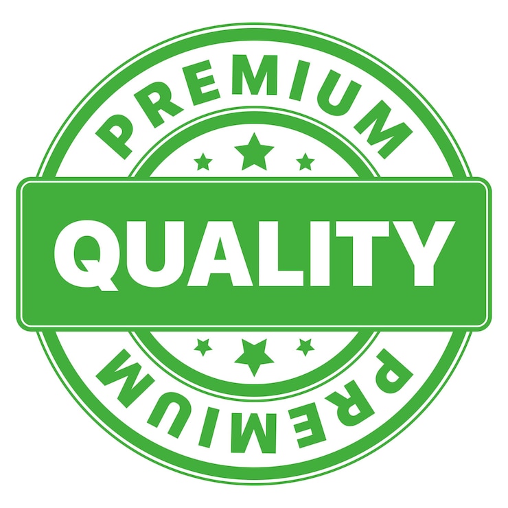 Kostenlose Vektor premium-zertifiziertes qualitätssiegel