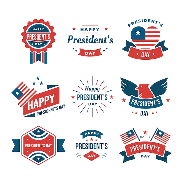 Presidents day label-auflistung