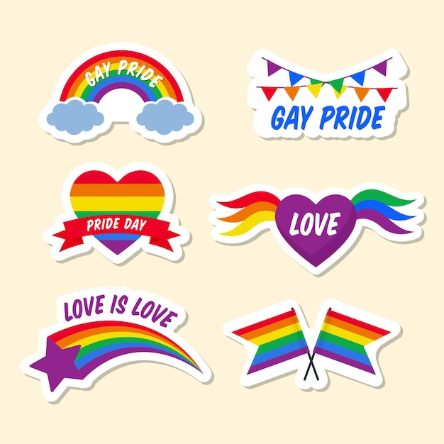 Pride day etikettenpaket