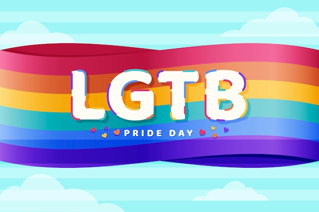 Pride day flag konzept