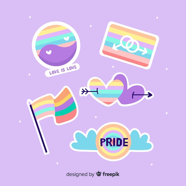 Pride day labels-auflistung