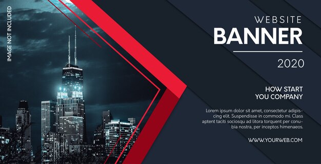 Professionelles Website-Banner
