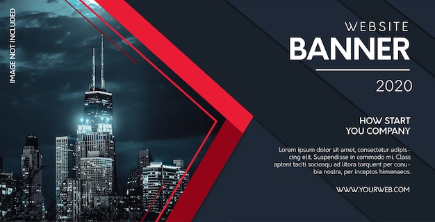Professionelles Website-Banner