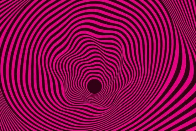 Psychedelisch verzerrter rosa und schwarzer Hintergrund