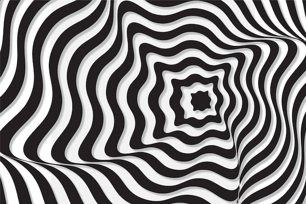 Psychedelische optische Hintergrundtäuschung