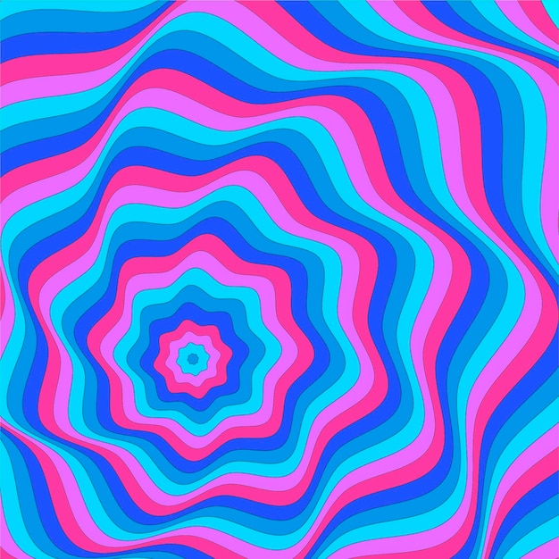 Psychedelischer grooviger Hintergrund