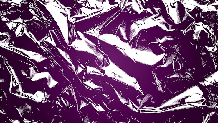 Kostenlose Vektor purpurfarbene aluminiumfolie