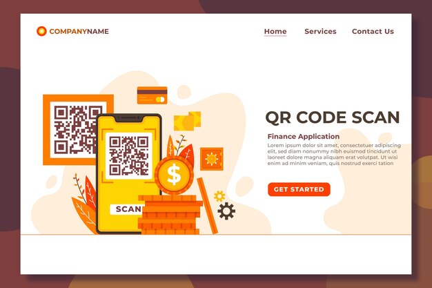 Qr-Code-Verifizierungs-Landingpage