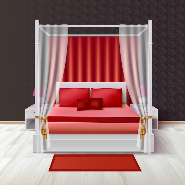 Queen Bed Curtains Zusammensetzung