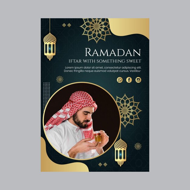 Ramadan Grußkarte