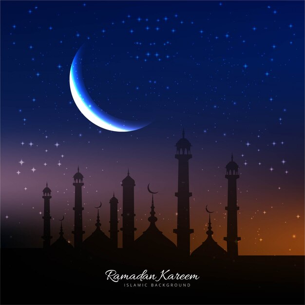 Ramadan Kareem bunter Hintergrund