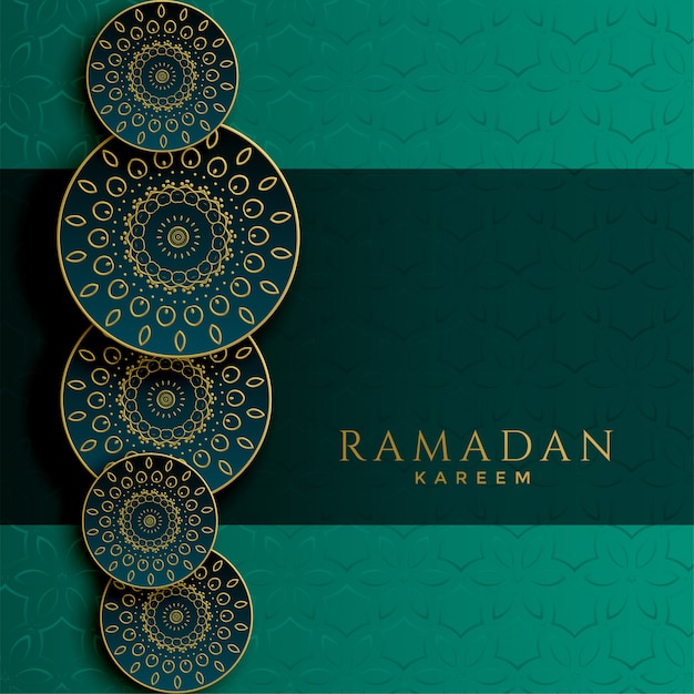 Ramadan kareem islamisches dekoratives musterdesign