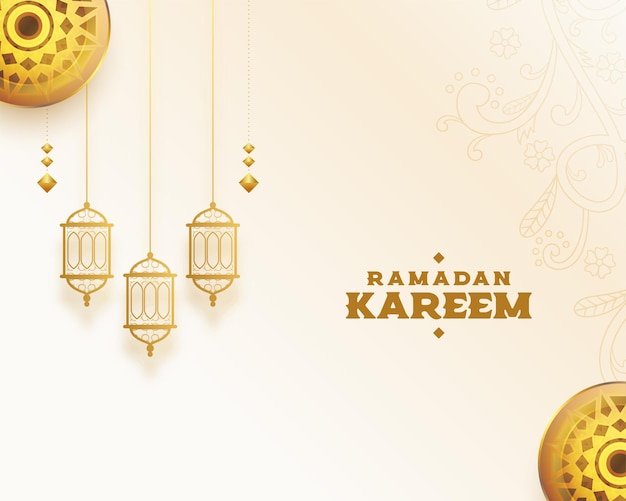 Ramadan kareem wünscht segnen eid festival grußdesign