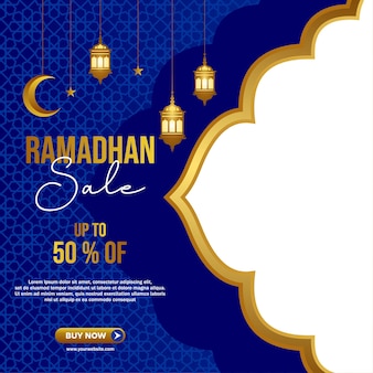 Ramadhan-verkaufshintergrund-beitragsvorlage