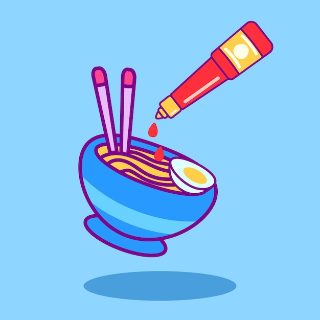 Kostenloser Vektor ramen-icon-set illustration