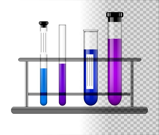 Ein Reagenzglas Fur Die Chemie Kostenlose Vektor