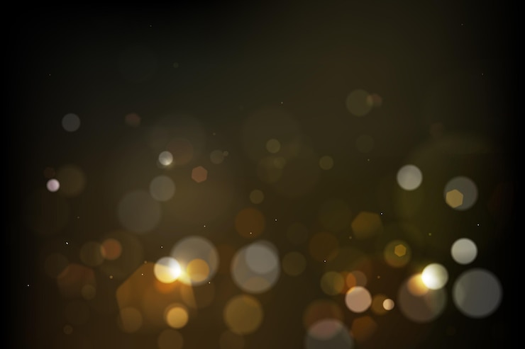 Kostenlose Vektor realer bokeh-hintergrund