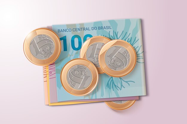 Realistische brasilianische echte Illustration