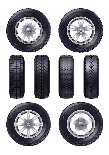Realistische Felgen Set