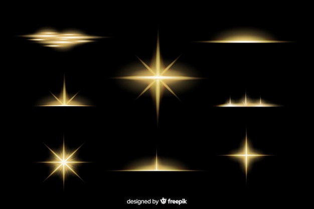 Realistische Lichtexplosion