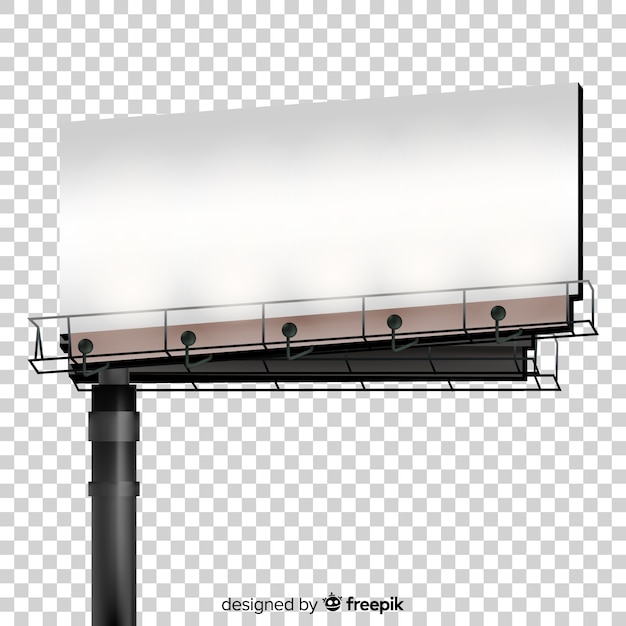 Realistische Plakatwand Hintergrund
