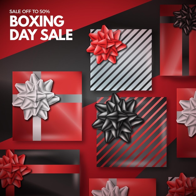 Realistischer Boxing Day Sale