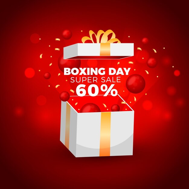 Realistischer Boxing Day Sale