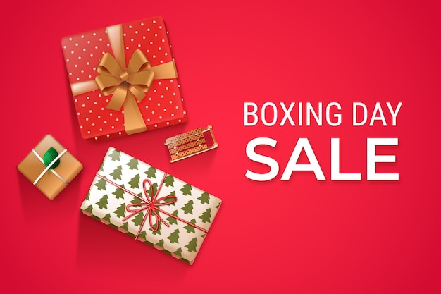 Realistischer Boxing Day Sale