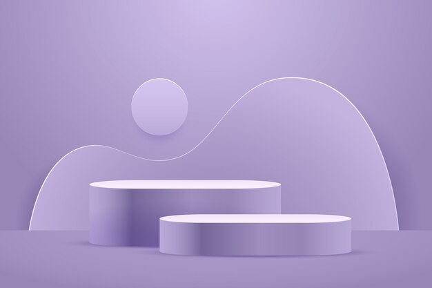 Realistischer digitaler Lavendelhintergrund