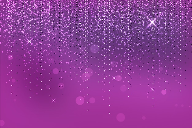 Realistischer dunkelrosa Glitzerhintergrund