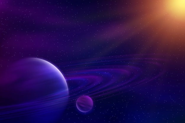 Realistischer Galaxienhintergrund
