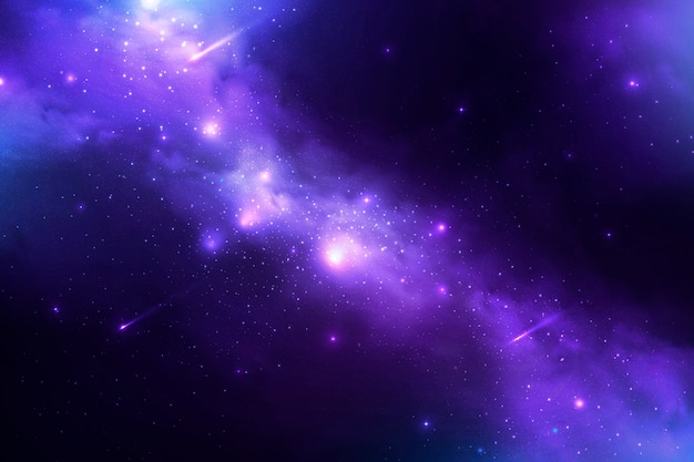 Realistischer Galaxienhintergrund