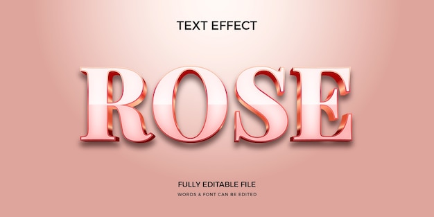 Realistischer Glanzeffekt des Textes