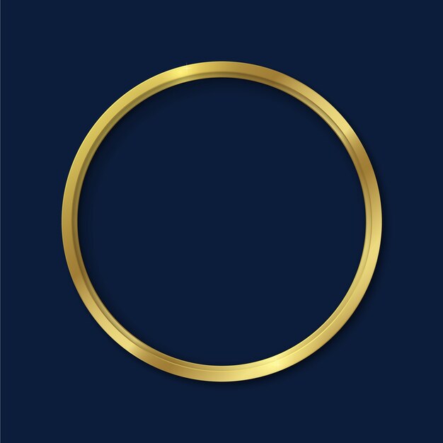 Realistischer goldener Rahmen