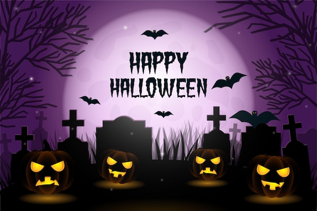Realistischer Halloween-Hintergrund