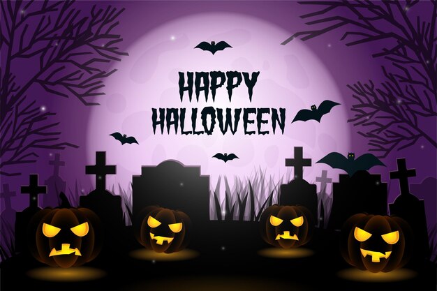 Realistischer Halloween-Hintergrund