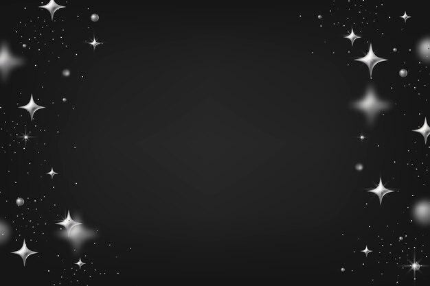 Realistischer Hintergrund der silbernen Sterne