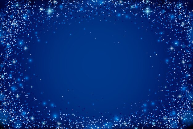 Realistischer marineblauer Glitzerhintergrund