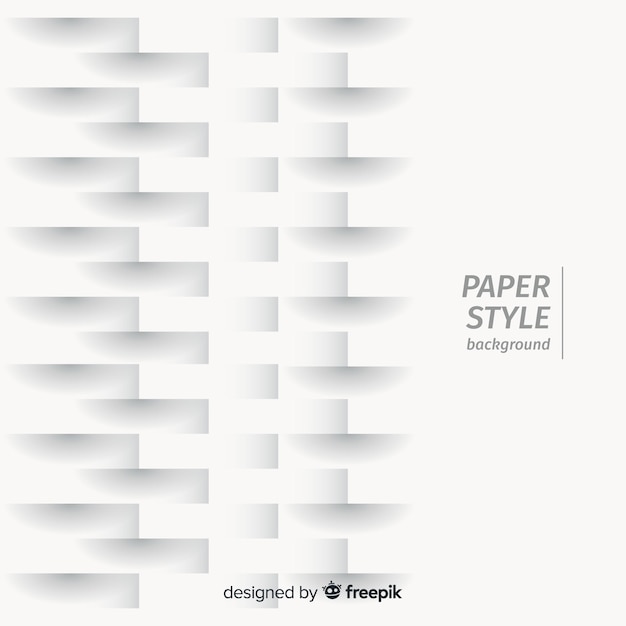 Kostenloser Vektor realistischer papiereffekthintergrund