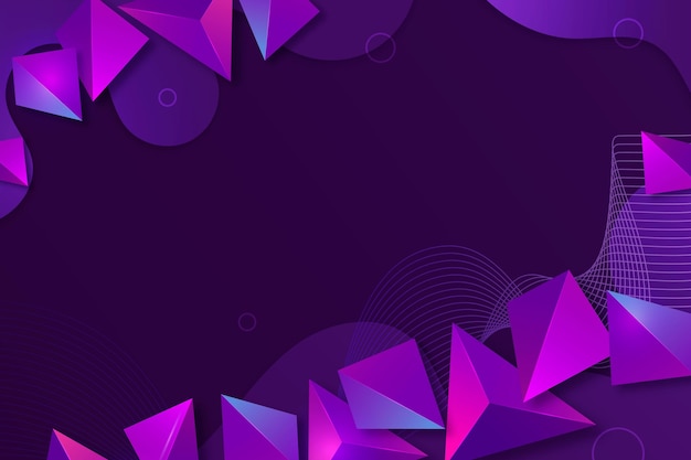 Realistischer polygonaler Hintergrund
