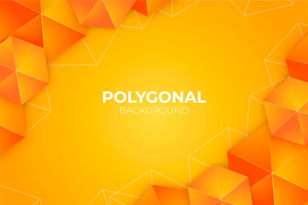 Realistischer polygonaler hintergrund