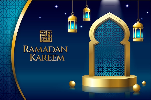 Realistischer Ramadan-Hintergrund
